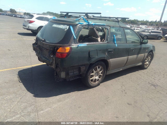 2001 SUBARU LEGACY WAGON OUTBACK H6 VDC VIN: 4S3BH896317645340