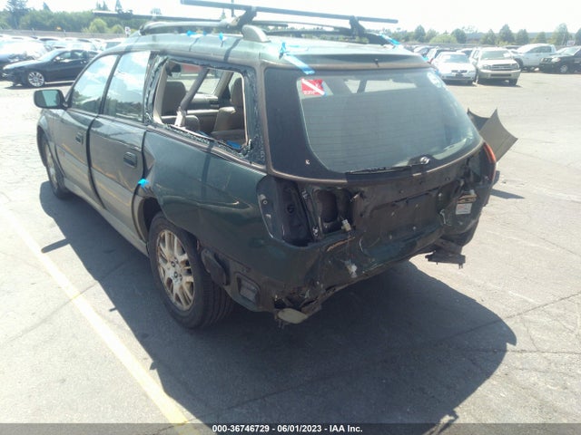2001 SUBARU LEGACY WAGON OUTBACK H6 VDC VIN: 4S3BH896317645340