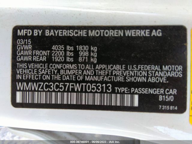 WMWZC3C57FWT05313 Mini Cooper Countryman S