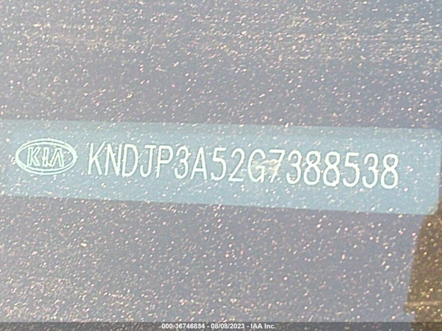 KIA SOUL + 2016 KNDJP3A52G7388538 Image 14