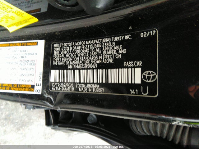 Toyota C-HR XLE 2018 NMTKHMBX3JR000624 Image 10