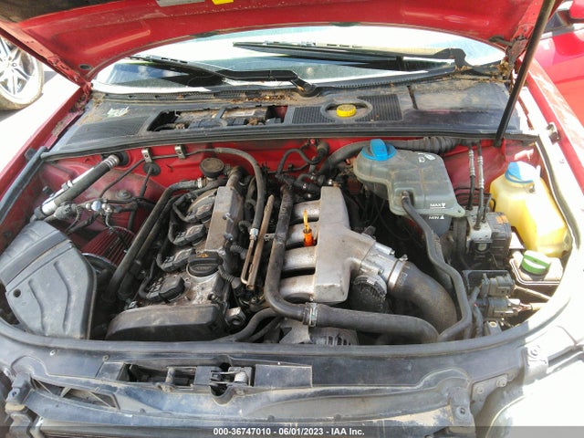 2003 AUDI A4 1.8T VIN: WAULC68E93A255958