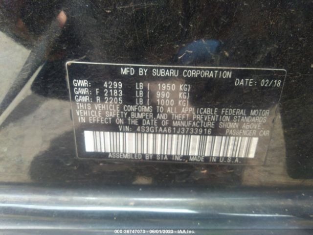 4S3GTAA61J3733916 Subaru Impreza