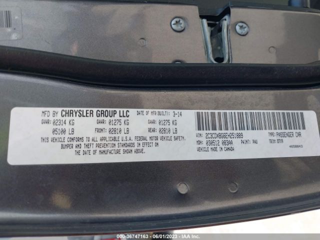 2C3CDXBG6EH251889 Dodge Charger Se