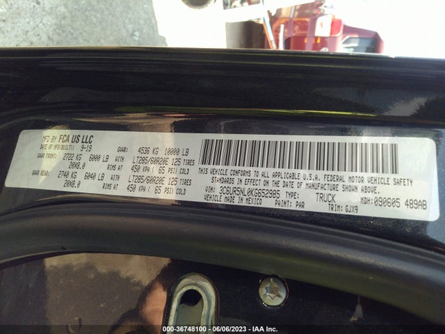 3C6UR5NL0KG652985 RAM 2500 Laramie