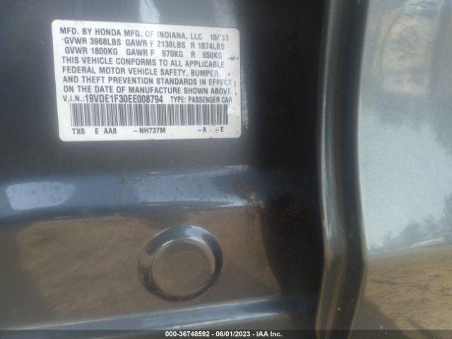 19VDE1F30EE008794 Acura ILX