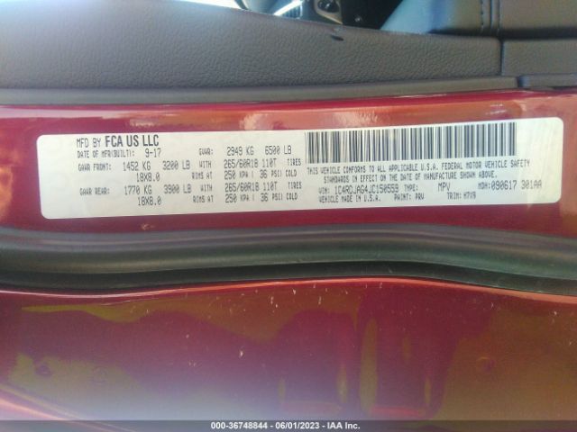 1C4RDJAG4JC150559 Dodge Durango Sxt