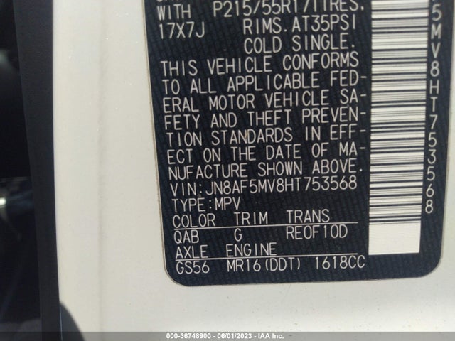2017 Nissan Juke, VIN: JN8AF5MV8HT753568