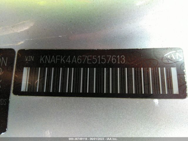 KNAFK4A67E5157613 KIA FORTE LX
