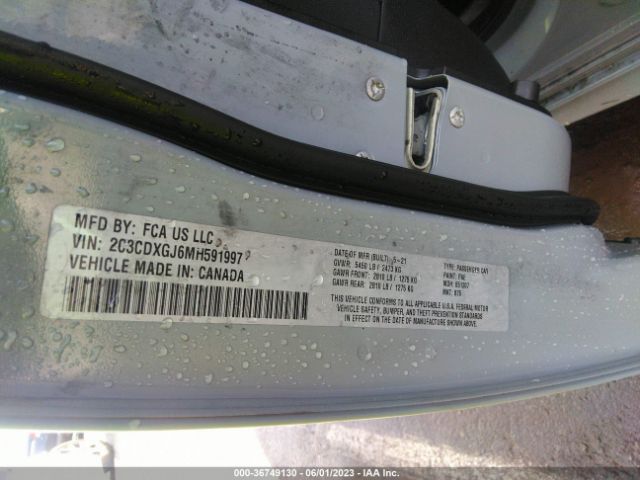 2C3CDXGJ6MH591997 Dodge Charger Scat Pack