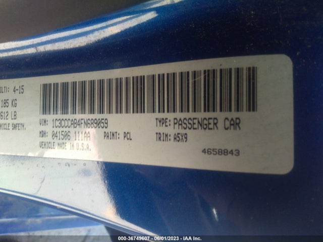 Chrysler 200 Limited 2015 1C3CCCAB4FN689059 Image 9