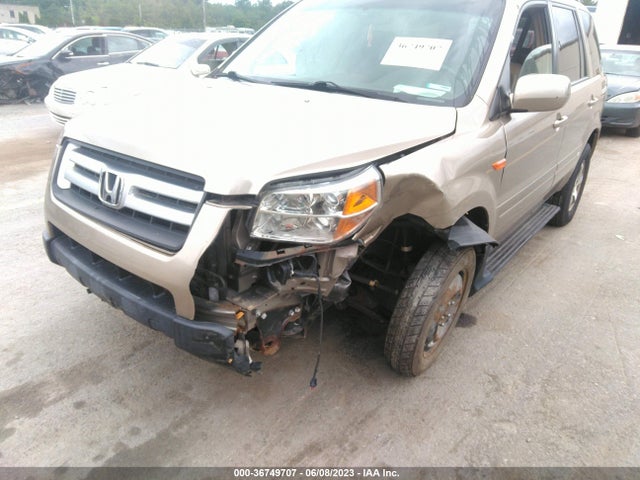 2006 HONDA PILOT EX-L VIN: 2HKYF18566H534378