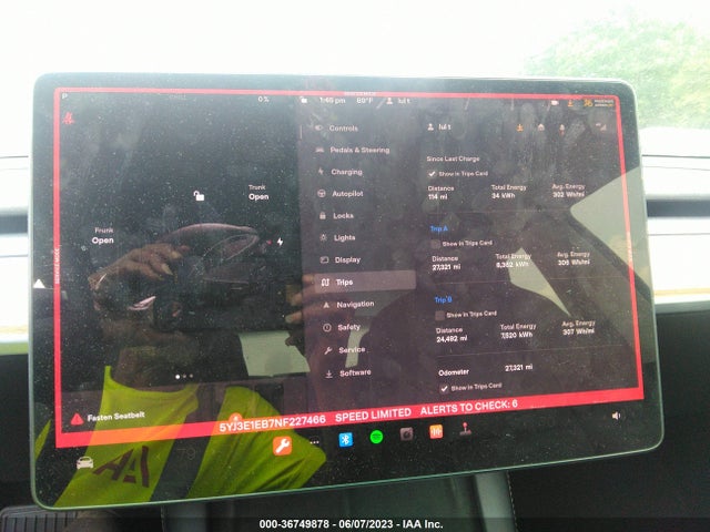 Tesla Model 3 Long Range 2022 5YJ3E1EB7NF227466 Image 7