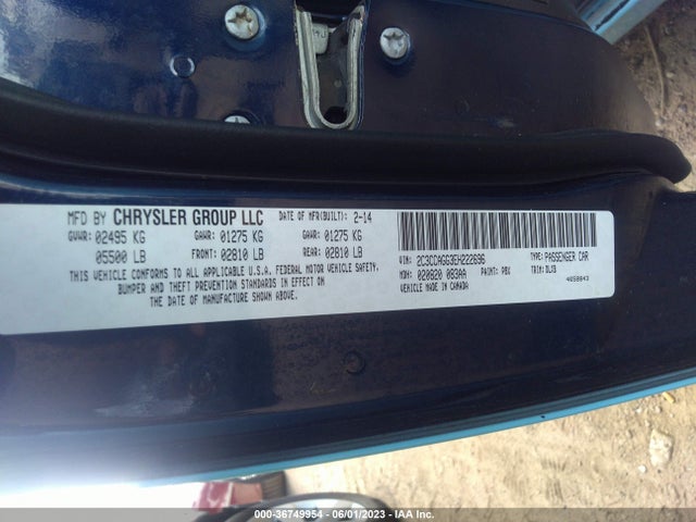 Chrysler 300 S 2014 2C3CCAGG3EH222696 Image 9