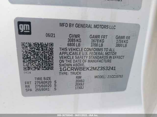 Chevrolet Silverado 1500 Custom 2021 1GCRWBEK2MZ353241 Image 9