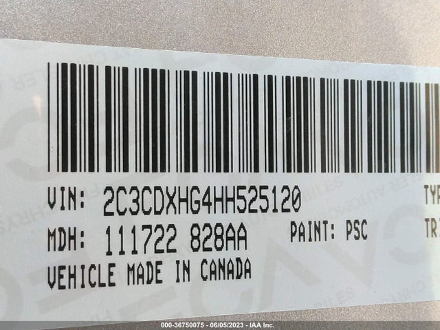Dodge Charger Sxt 2017 2C3CDXHG4HH525120 Image 9