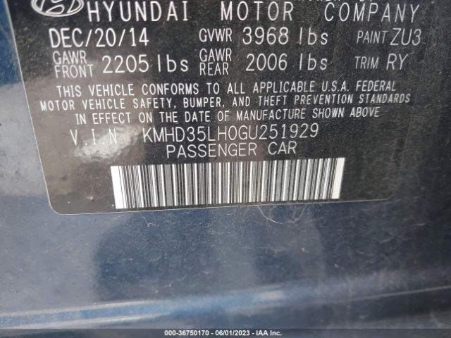 Hyundai ELANTRA GT 2016 KMHD35LH0GU251929 Image 11