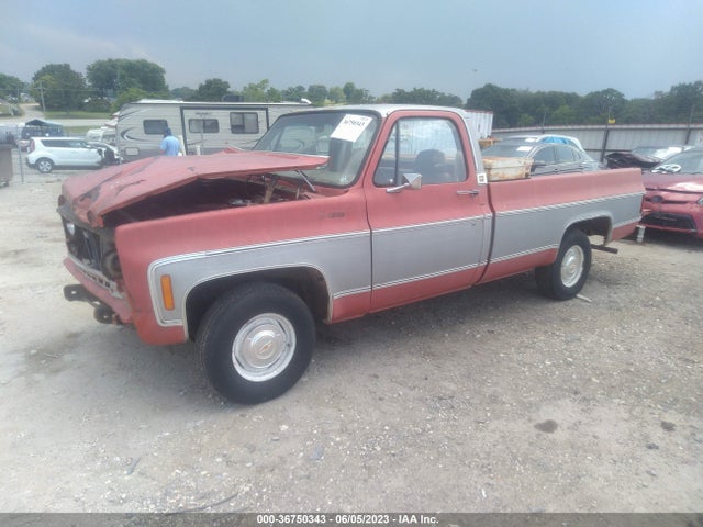 1980 CHEV C10 FLEETSIDE W/SHOR VIN: CCL14AF343523