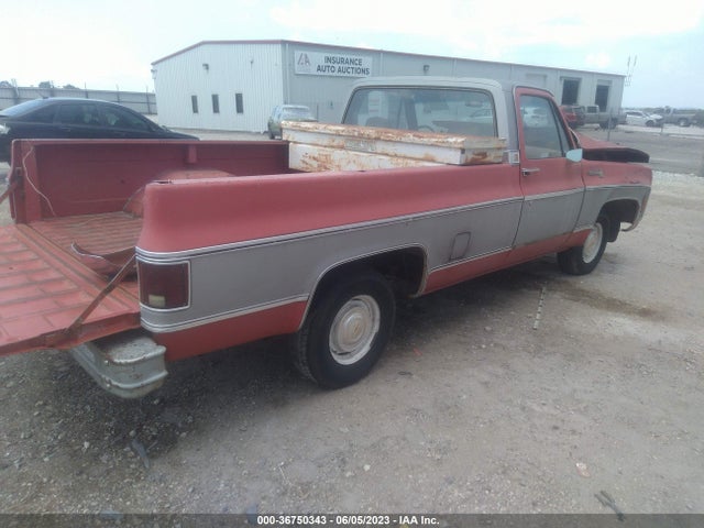 1980 CHEV C10 FLEETSIDE W/SHOR VIN: CCL14AF343523