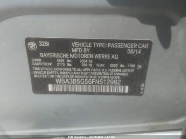 WBA3B5G56FNS12982 BMW 3 Series 328i Xdrive