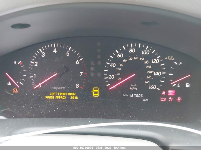 2001 LEXUS LS 430 VIN: JTHBN30F810044893