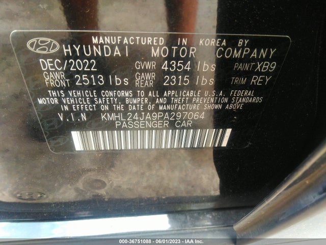Hyundai SONATA SE 2023 KMHL24JA9PA297064 Image 9