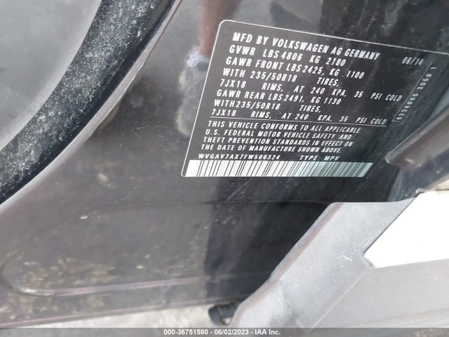 WVGAV7AX7FW506324 Volkswagen TIGUAN SE