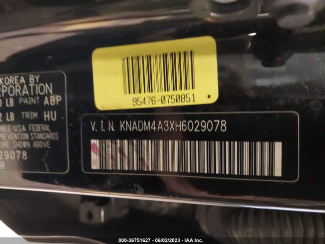 KNADM4A3XH6029078 KIA RIO LX