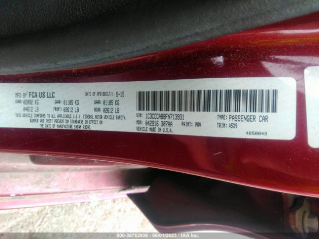 1C3CCCAB8FN713931 Chrysler 200 Limited