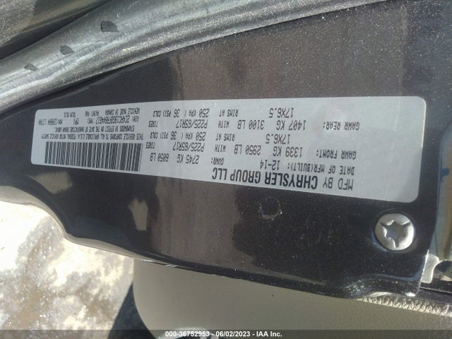 2C4RC1BG8FR644617 Chrysler Town & Country Touring
