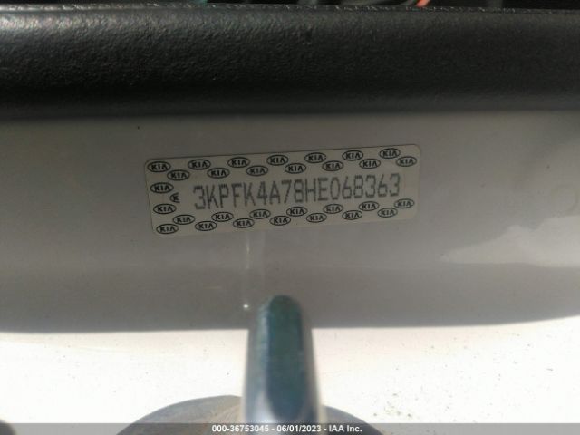 3KPFK4A78HE068363 KIA FORTE LX