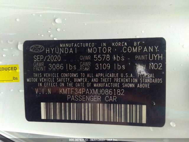 Genesis G90 3.3t Premium 2021 KMTF34PAXMU086182 Image 10