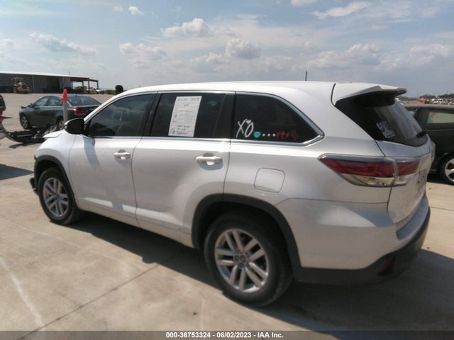 Toyota Highlander Le 2016 5TDZKRFH2GS148869 Image 3