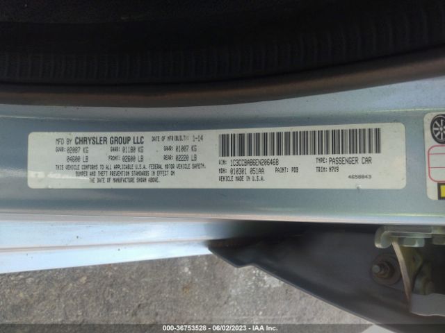 1C3CCBAB6EN206468 Chrysler 200 LX