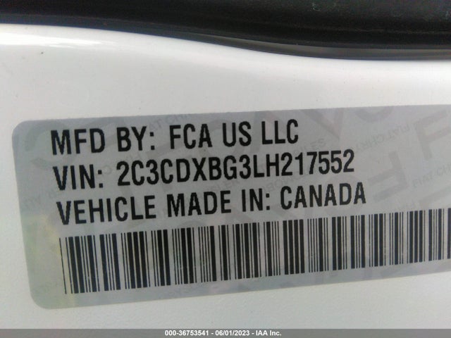 Dodge Charger Sxt 2020 2C3CDXBG3LH217552 Image 9