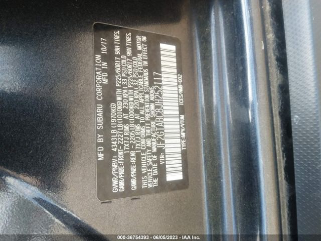 JF2GTABC8JH252117 Subaru Crosstrek Premium