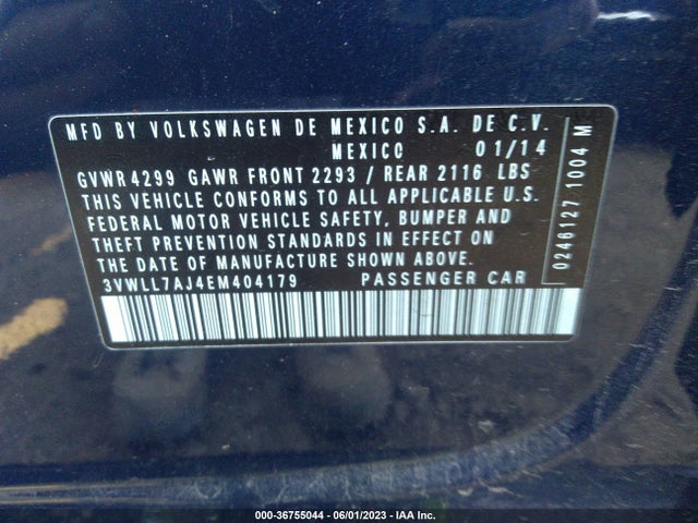 3VWLL7AJ4EM404179 Volkswagen Jetta Sedan Tdi W/premium/nav