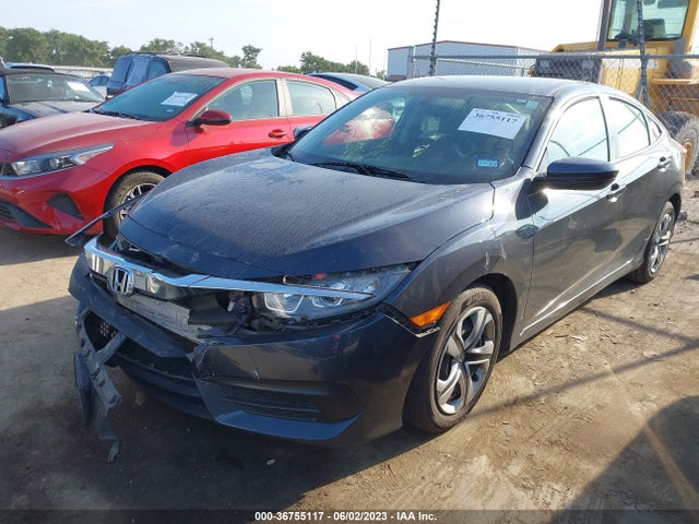 Honda Civic Sedan Lx 2018 2HGFC2F52JH595836 Image 2
