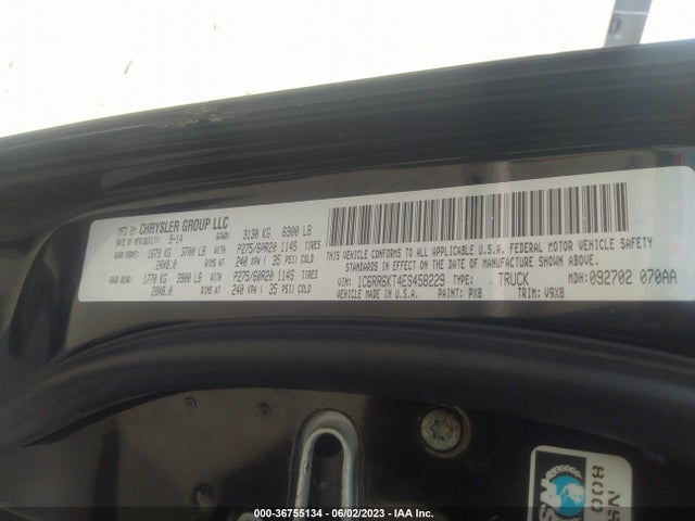 1C6RR6KT4ES458229 RAM 1500 Express