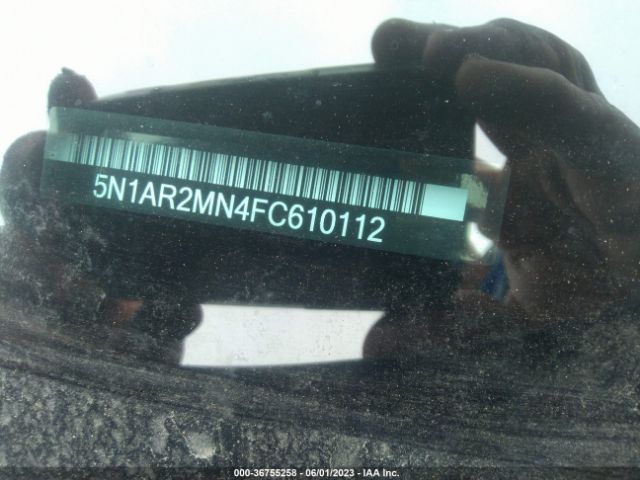 5N1AR2MN4FC610112 Nissan Pathfinder Platinum