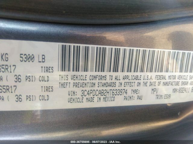 3C4PDCAB2HT633974 Dodge JOURNEY SE