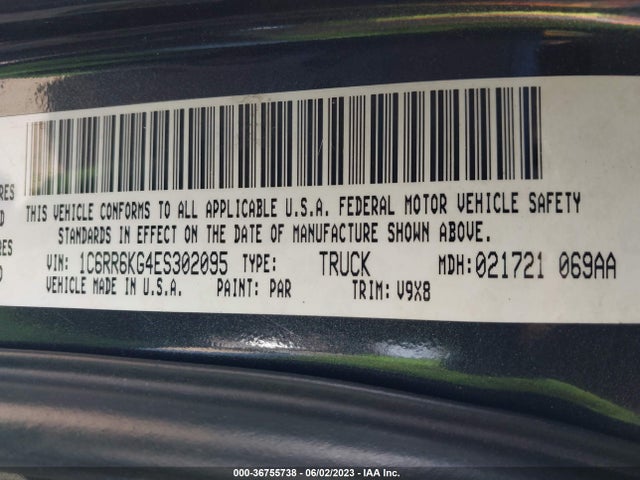 1C6RR6KG4ES302095 RAM 1500 Tradesman