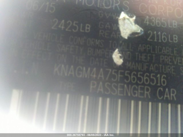KNAGM4A75F5656516 KIA Optima Lx