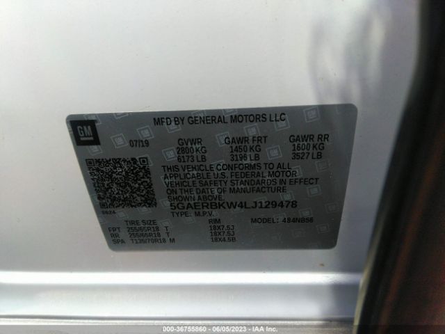 5GAERBKW4LJ129478 Buick Enclave Essence