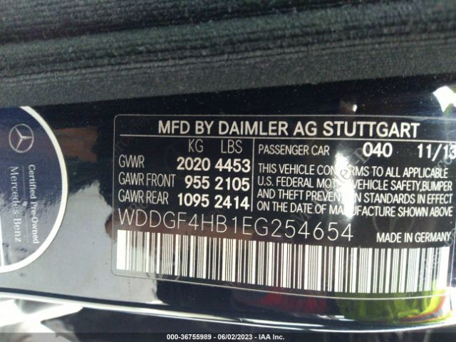 WDDGF4HB1EG254654 Mercedes-Benz C-class C 250