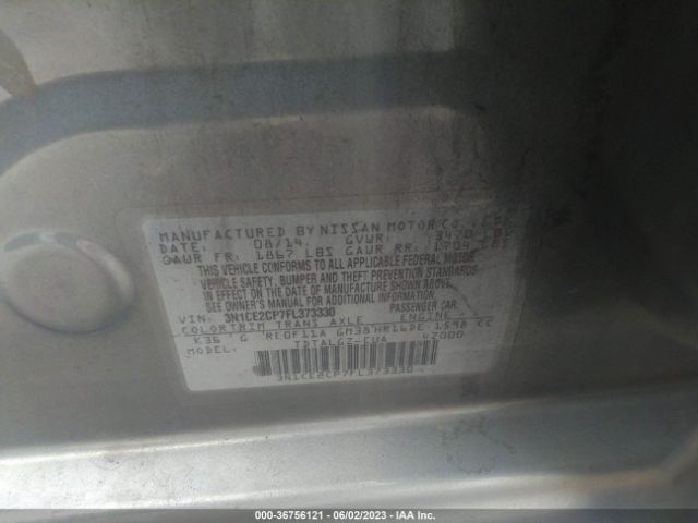 3N1CE2CP7FL373330 Nissan Versa Note Sr