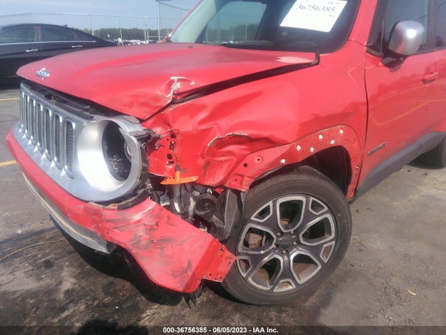2016 JEEP RENEGADE LIMITED VIN: ZACCJADT2GPC60103