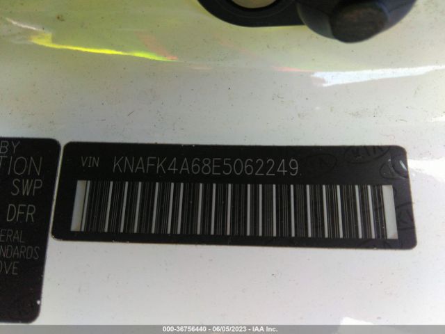 KNAFK4A68E5062249 KIA FORTE LX