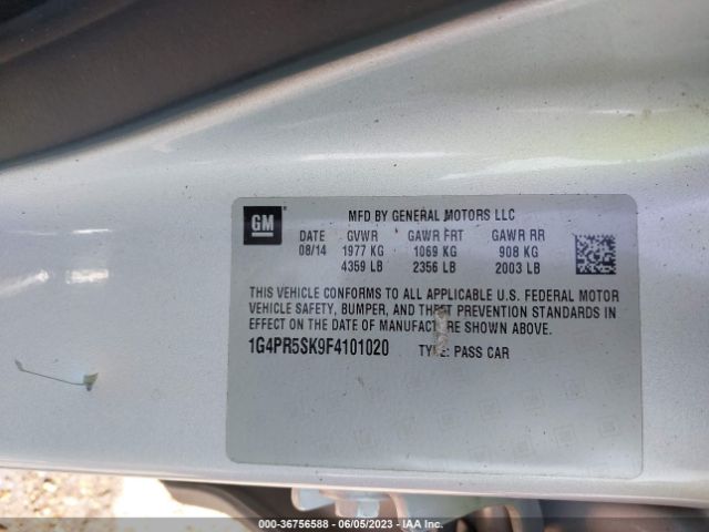 1G4PR5SK9F4101020 Buick Verano Convenience Group