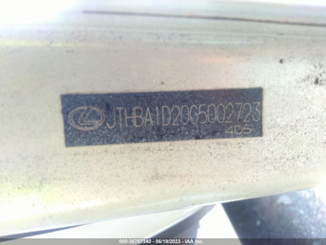 JTHBA1D20G5002723 Lexus IS 200T